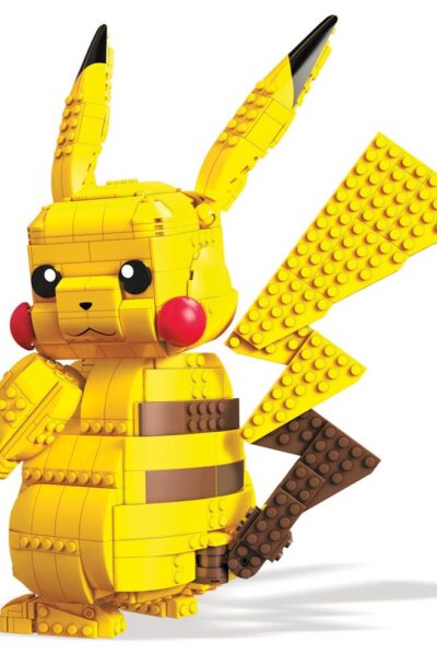 Mattel: Pokémon Mega Construx Wonder Builders Bauset Jumbo Pikachu 33 cm