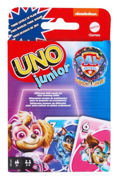 Mattel: Paw Patrol – Der Mighty Kinofilm Kartenspiel UNO Junior