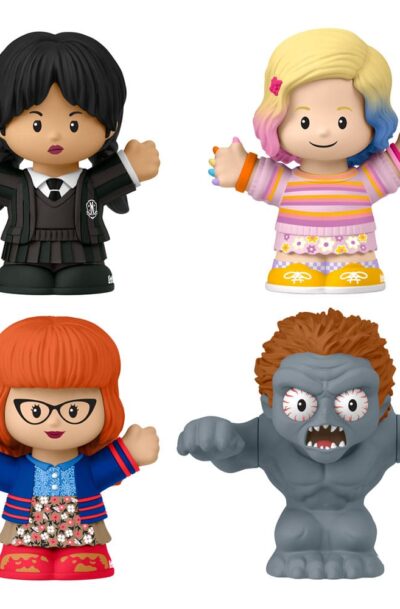 Mattel: Wednesday Little People Collector Minifiguren 4er-Pack 6 cm