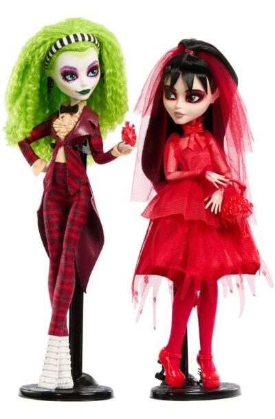 Mattel: Beetlejuice Beetlejuice Monster High Skullector Puppen 2er-Pack Betelgeuse & Lydia 25 cm