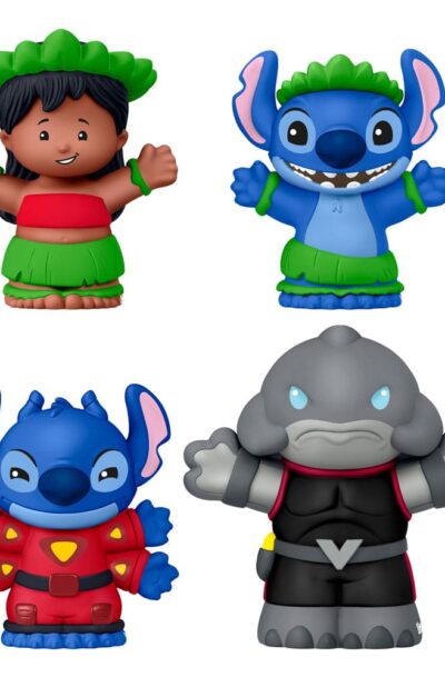 Mattel: Lilo & Stich Little People Collector Minifiguren 4er-Pack 7 cm