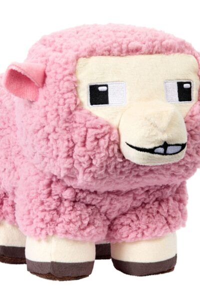 Mattel: Ein Minecraft Film Plüschfigur Rosa Schaf 20 cm