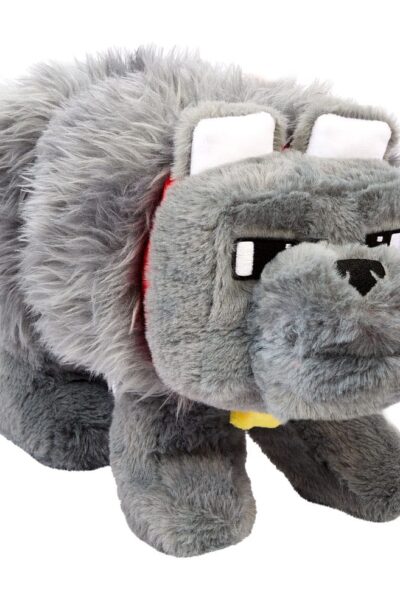 Mattel: Ein Minecraft Film Plüschfigur mit Sound Dennis der Wolf 20 cm