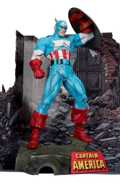 McFarlane Toys: Marvel PVC Statue 1/6 Captain America (The Amazing Spider-Man #323) 28 cm