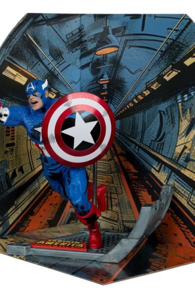 McFarlane Toys: Marvel Collection PVC Statue 1/10 Captain America (Captain America #100) 12 cm