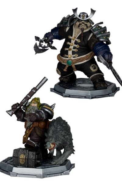 McFarlane Toys: World of Warcraft Actionfiguren Dwarf Hunter & Pandaren 15 cm Sortiment (8)