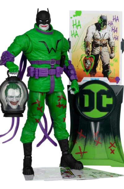DC Multiverse Actionfigur Batman (Batman: Last Knight on Earth) Jokerized (Gold Label) 18 cm