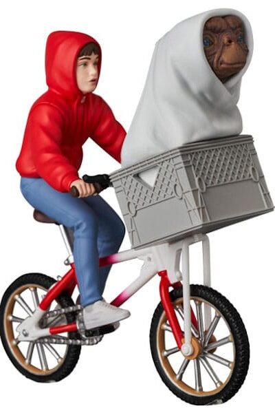 Medicom: E.T. – Der Ausserirdische UDF Serie Mini Figure E.T. & Elliot Bicycle 9 cm