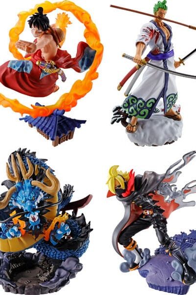 Megahouse: One Piece Petitrama PVC Mini-Statue Logbox Re Birth Wano Kuni Vol. 1 Set 9 cm
