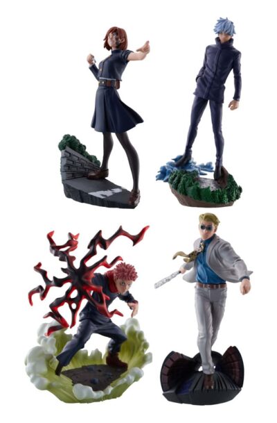 Megahouse: Jujutsu Kaisen Petitrama Series Sammelfiguren 4er-Pack Jujutsu Kaisen Series Vol.2 Set 9 cm