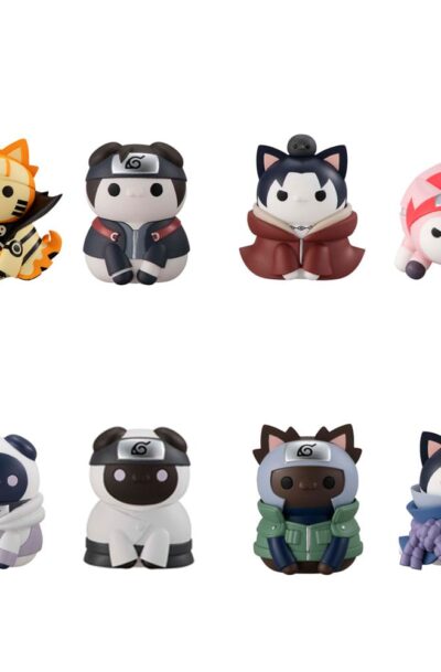 Megahouse: Naruto Shippuden Mega Cat Project Sammelfiguren 3 cm Nyaruto! Ver. Break out! Fourth Great Ninja War Sortiment (8)