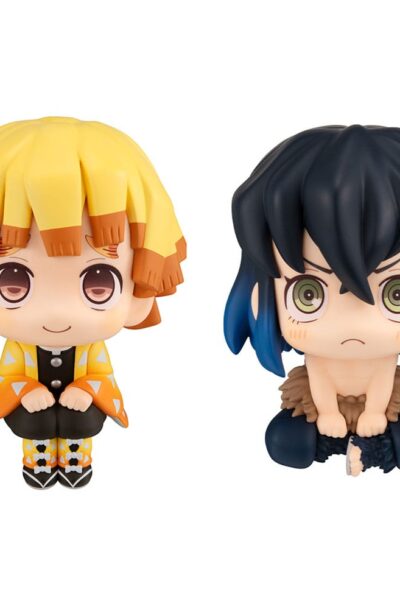 Demon Slayer: Kimetsu no Yaiba Look Up PVC Statue Zenitsu Agatsuma Smile Ver. & Inosuke Hashibira Bossy Ver. 11 cm (with gift)
