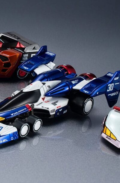 Megahouse: Future GPX Cyber Formula Fahrzeuge 3er-Pack 10’s Cyber Formula world grand prix set Heritage Edition 14 cm