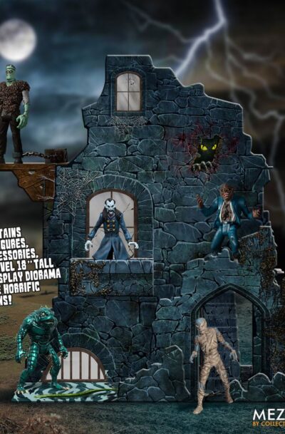 Mezco Toys: Mezco’s Monsters 5 Points Actionfiguren Tower of Fear Deluxe Box Set 9 cm