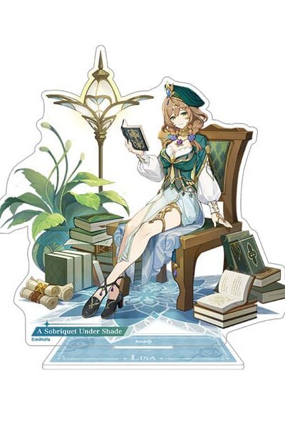 Genshin Impact Teyvat Style Series Acryl Diorama Lisa: A Sobriquet Under Shade 15 cm