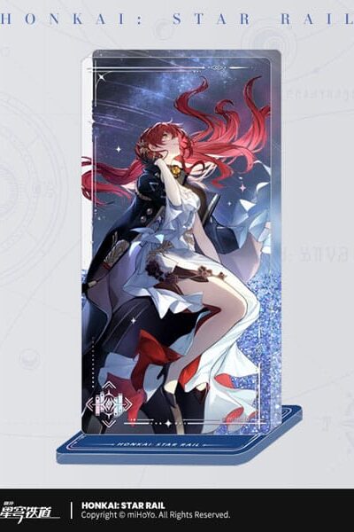 Honkai: Star Rail Light Cone Acryl Ornament mit Glitzer: Himeko Night on the Milky Way 7 cm