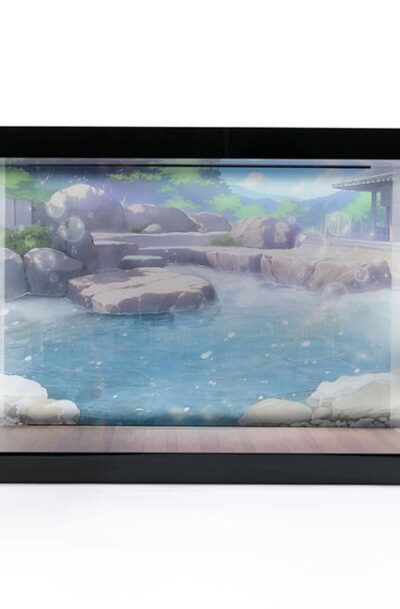 Mimeyoi: Azur Lane Acryl Display Case mit Beleuchtung für Figur Kashino Hot Springs Relaxation