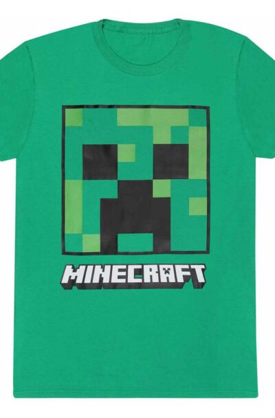 Heroes Inc: Minecraft T-Shirt Creeper Face  Grösse M