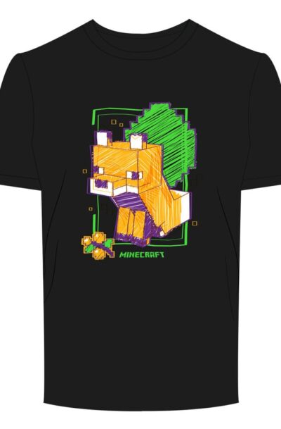 Heroes Inc: Minecraft T-Shirt Fox  Grösse S
