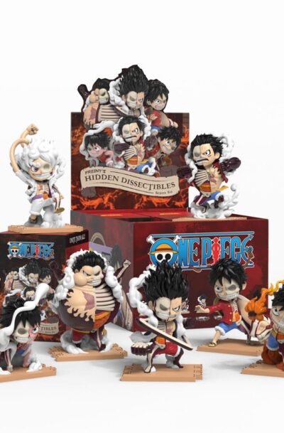 Mighty Jaxx: One Piece Blind Box Hidden Dissectibles Series 6 (Luffy Gear’s) Display (6)