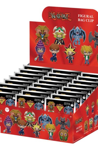 Monogram Int.: Yu-Gi-Oh 3D PVC-Taschenanhänger Series 1 Display (24)
