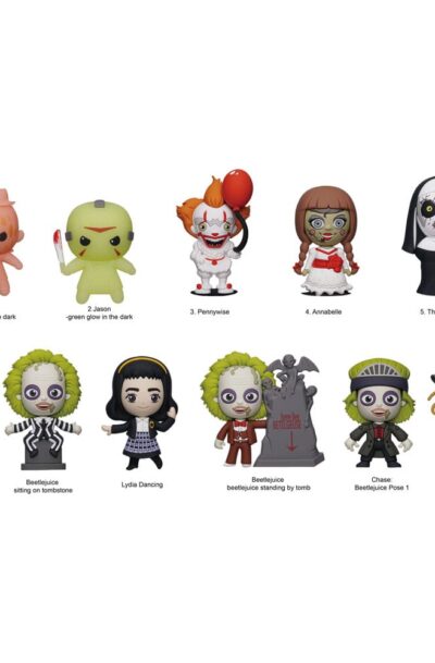 Monogram Int.: Warner Brothers 3D PVC-Taschenanhänger Horror Series 8 Display (24)