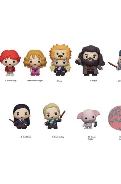 Monogram Int.: Harry Potter 3D PVC-Taschenanhänger Series 12 Display (24)