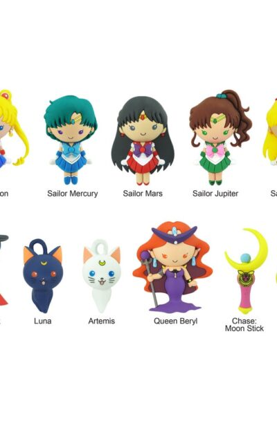 Monogram Int.: Sailor Moon 3D PVC-Taschenanhänger Series 1 Display (24)