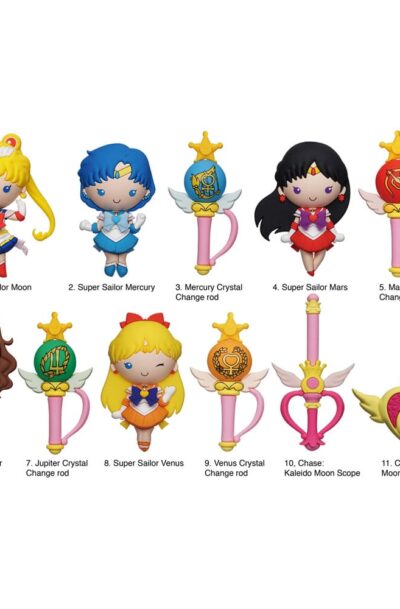 Monogram Int.: Sailor Moon 3D PVC-Taschenanhänger Series 7 Display (24)