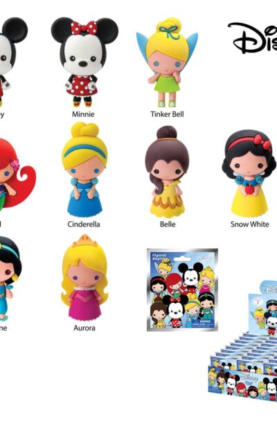 Monogram Int.: Disney 3D PVC-Taschenanhänger Serie 1 Display (24)