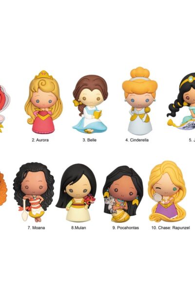Monogram Int.: Disney 3D PVC-Taschenanhänger Ultimate Princess Series 31 Display (24)