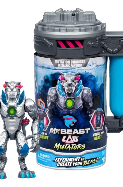 Moose Toys: Mr. Beast Lab Actionfigur Metalic Panther 26 cm