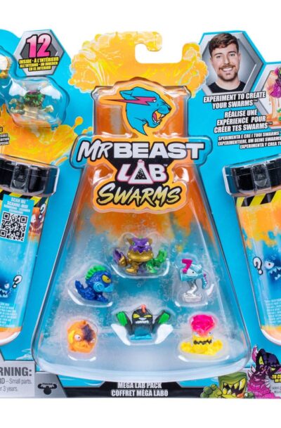Moose Toys: Mr. Beast Lab Swarms Minifiguren 12er-Pack Mega Lab 1 3 cm Sortiment (4)