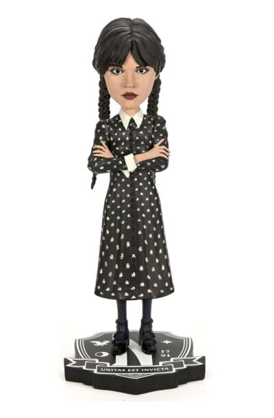 NECA: Wednesday Head Knocker Wackelkopf-Figur Wednesday Addams 21 cm