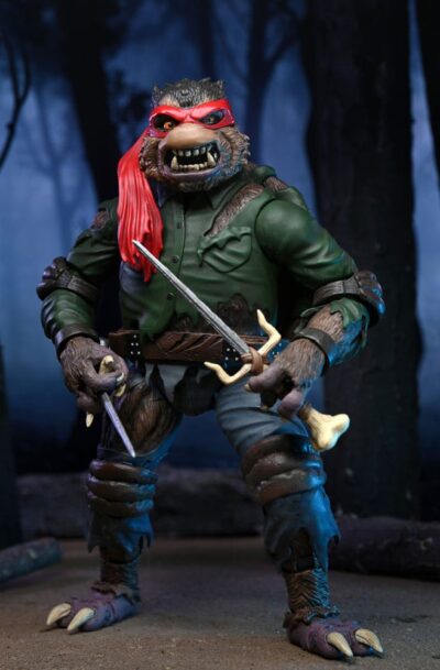 NECA: Universal Monsters x Teenage Mutant Ninja Turtles Actionfigur Ultimate Raphael as The Wolfman 18 cm