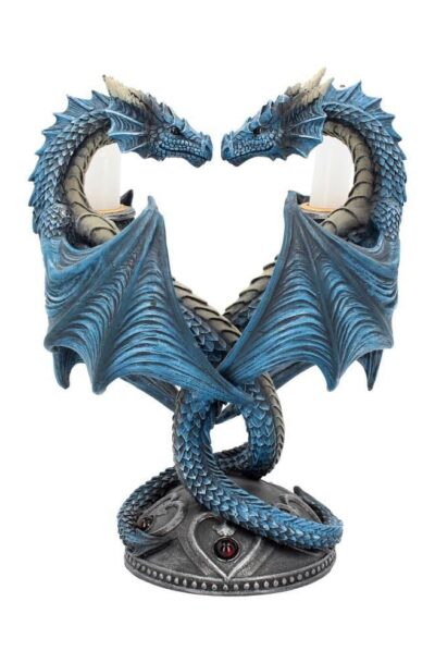 Nemesis Now: Anne Stokes Kerzenständer Dragon Heart 23 cm