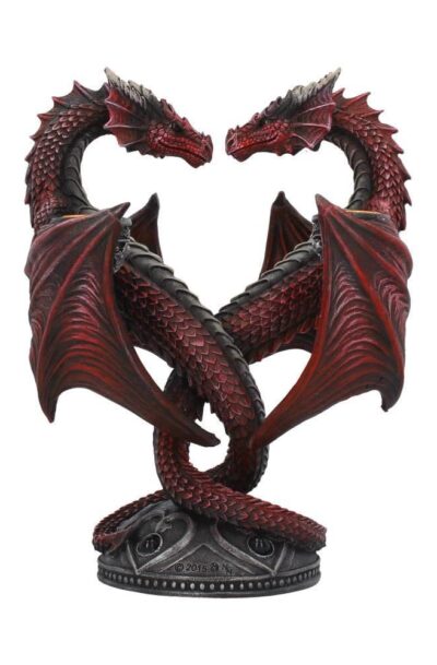 Nemesis Now: Anne Stokes Kerzenständer Dragon Heart Valentine’s Edition 23 cm