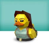 Numskull: Tomb Raider Tubbz Mini PVC Figur Lara Croft 5 cm