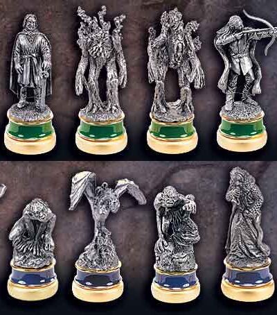 Noble Collection: Herr der Ringe Schachfiguren Die Zwei Tuerme Ergaenzungs-Set