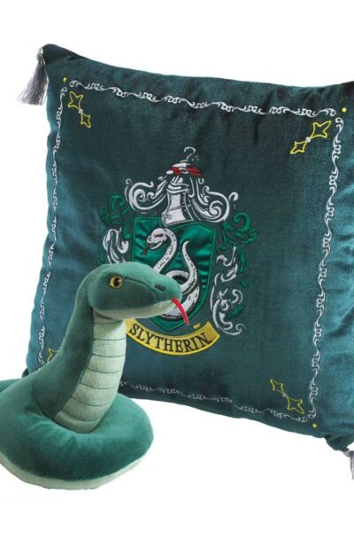 Noble Collection: Harry Potter House Mascot Kissen mit Plüschfigur Slytherin