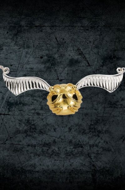 Noble Collection: Harry Potter Halskette mit Anhänger Der Goldene Schnatz