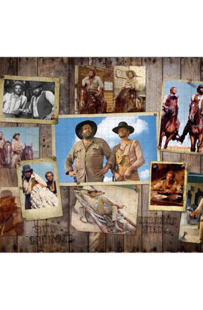 Oakie Doakie Games: Bud Spencer & Terence Hill Puzzle Western Photo Wall (1000 Teile)