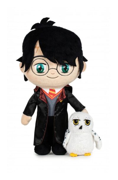 Play by Play: Harry Potter Plüschfigur Harry mit Hedwig 29 cm