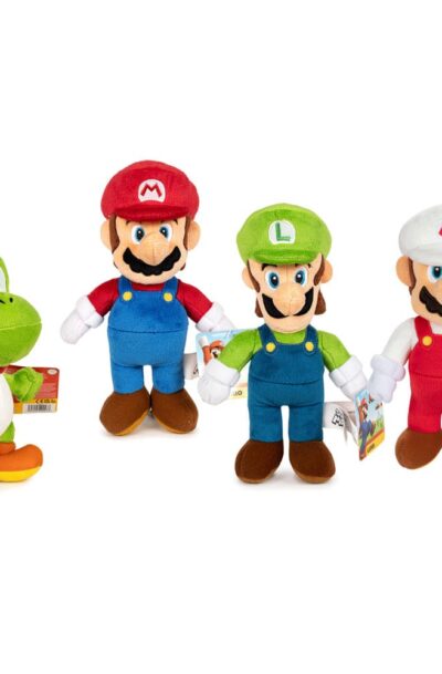 Play by Play: Super Mario Plüschfiguren Set Charaktere 25 cm Sortiment (8)