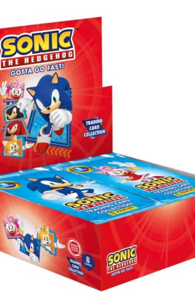 Panini: Sonic The Hedgehog – Gotta Go Fast! – Trading Cards Flow Packs Display (18)