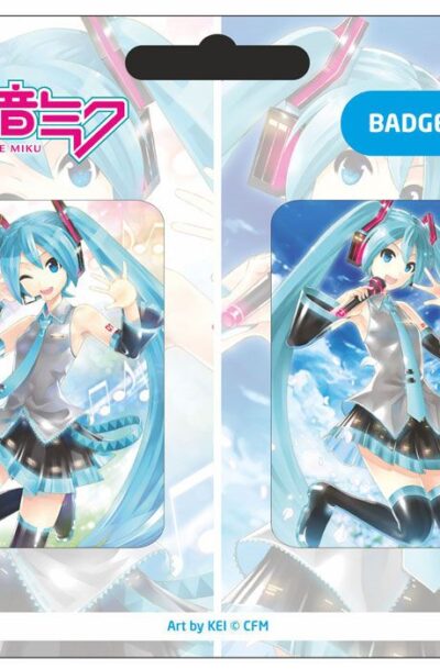 POPbuddies: Hatsune Miku Ansteck-Buttons Doppelpack Set A
