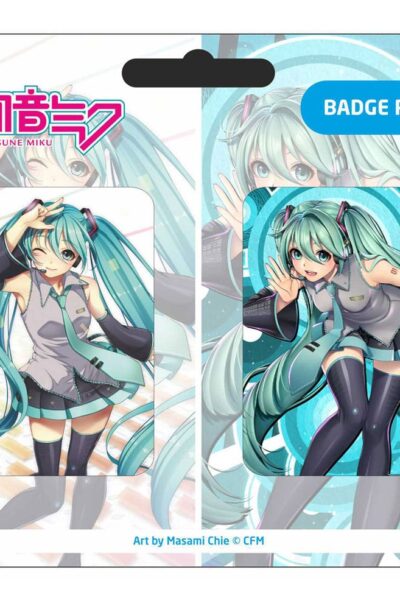POPbuddies: Hatsune Miku Ansteck-Buttons Doppelpack Set D