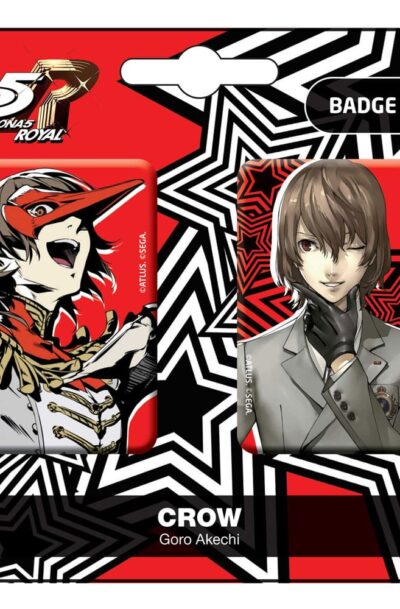 POPbuddies: Persona 5 Royal Ansteck-Buttons Doppelpack Crow / Goro Akechi