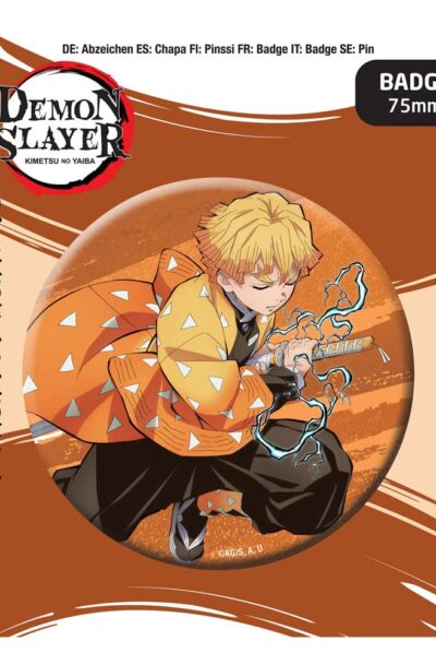 Demon Slayer: Kimetsu no Yaiba Ansteck-Button Zenitsu Agatsuma
