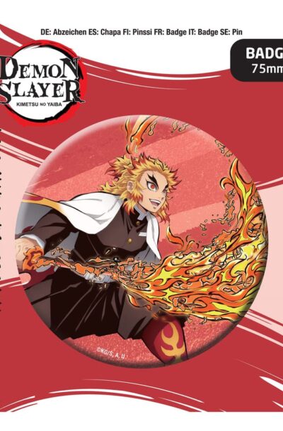 Demon Slayer: Kimetsu no Yaiba Ansteck-Button Kyojuro Rengoku